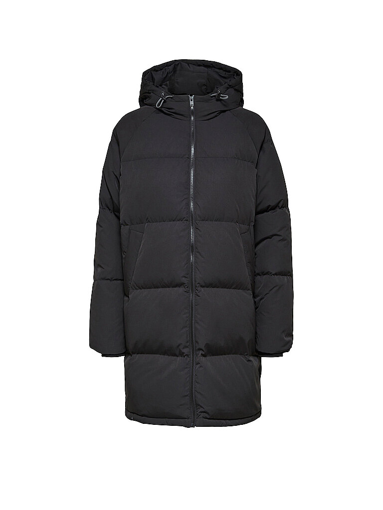 SELECTED CURVE Steppmantel SLFDINA schwarz | 46